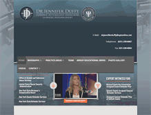 Tablet Screenshot of drjenniferduffy.com
